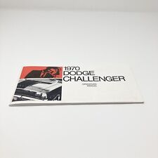 1970 DODGE CHALLENGER OPERATOR'S MANUAL / '70  OWNER'S MANUAL picture