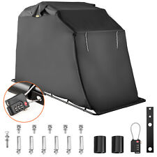 VEVOR Motorcycle Shelter Motorcycle Cover Waterproof Storage Cover Tent w/ Lock picture