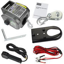 12V Electric Winch 6000LBS Reversible Portable Electric Winch Boat Trailer Truck picture