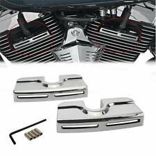 Chrome Spark Plug Head Bolt Covers for Harley Dyna Softail Twin Cam 1999-2017 picture