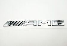 New AMG Emblem Trunk Chrome 3D Rear Badge for Mercedes C E S SL SLK Logo 2017+ picture