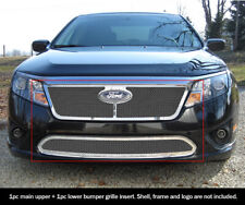 Fits 2010-2012 Ford Fusion Mesh Grille Combo Insert picture