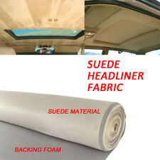 Headliner Fabric Replacement Material For Land Rover Upholstery MicroSuede Beige picture