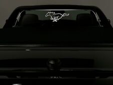 Ford Mustang 2005-2014 Wind Restrictor deflector Interior White LED Glow Lighted picture