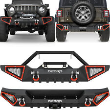 Front / Rear Bumper for 2018-2023 2024 Jeep Wrangler JL Unlimited w/ Winch Plate picture
