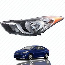 For 2011 2012 2013 Hyundai Elantra Halogen Headlight Assembly Chrome Left Driver picture