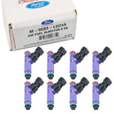 1986-1995 Mustang 5.0 V8 Genuine Ford Racing 24 lb pound Fuel Injectors set of 8 picture