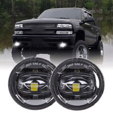 For 2001-2006 Chevy Suburban Tahoe Z71 Front Driving Bumper LED Fog Lights Lamps picture