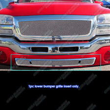 Fits 2003-2006 GMC  Sierra Stainless Mesh Bumper Grille Insert picture