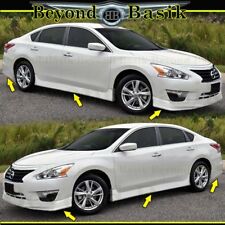 For 2013-2015 NISSAN ALTIMA Front+Rear Bumper Chin lip+Side Skirts 4pc Body Kit picture