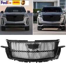 FOR 2021 2022 2023 CADILLAC ESCALADE SPORT PLATINUM FRONT GRILLE W/CAMERA HOLE  picture
