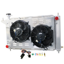 4 Rows Radiator+Shroud Fan For 1994 1995 1996 Ford Mustang V6 V8 3.8L 5.0L AT MT picture