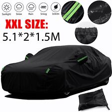 Outdoor Full Car Cover Waterproof All Weather Protection Anti-UV Dust Snow XXL picture