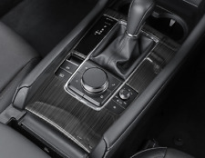 Black Titanium Gear Shift Box Panel Cover Trim For 2019-2023 Mazda 3 Sedan 1pcs picture