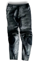 Men's AGV SPORT Size 42 Black Leather Motorcycle Pants Brand New picture