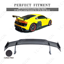 iMP Performance Carbon Rear Spoiler GT Wing w/ metal brackets for 2016-22 R8 4S picture