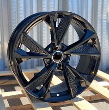 19x8.5 +32 Gloss Black Wheels Fits AUDI A4 A5 S4 S5 Q5 Q3 QUATTRO 5X112 66.6 picture