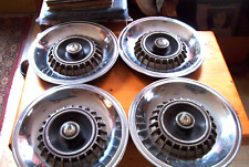 OE vintage set of 4  1964 Chrysler Imperial wheelcovers, black centers,free ship picture