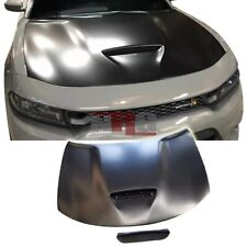 For 2015-2023 Dodge Charger SRT style ALUMINUM hood with vented bezel picture