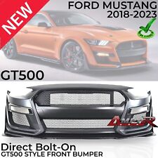 Fits 2018-2023 Ford Mustang GT500 Style Front Bumper Conversion replacement picture