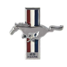 1989-1990 Mustang 25th Anniversary Dash Emblem Pony & Tri-Bar Running Horse picture