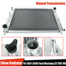 Full Aluminum Core 3Row Cooling Radiator For 1997-2004 Ford Mustang GT/SVT V8 MT picture