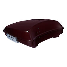 Razor Pack Trunk Fit For Harley Tour Pak Touring 2014-2024 Billiard-Burgundy picture