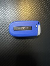 CHARGER CHALLENGER CHRYSLER SRT BLUE KEY FOB 5 BUTTON WITH LOGO (SHELL ONLY) picture