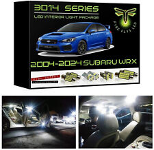 8x White LED Interior Lights Package Kit for 2004-2024 Subaru WRX 3014 Series picture