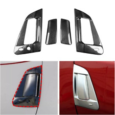 4x Dry Carbon Fiber Exterior Door Bowl Handle Trim Cover For Nissan 370Z 2009-20 picture
