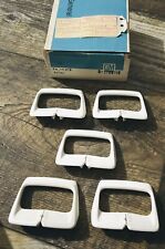 NEW NOS BOX OF (5) 1973-1981 GM Seat Belt Loop Guide White Rectangle GM 1708119 picture