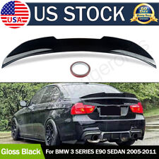 FOR 05-2011 BMW E90 3 SERIES M3 SEDAN GLOSSY BLACK PSM STYLE TRUNK SPOILER WING picture