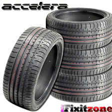 4 Accelera PHI Tires 225/30ZR20 85Y 300AAA Ultra High Performance 225/30/20 New picture