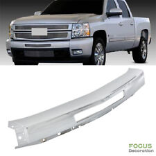 For 2007-2013 Chevy Silverado 1500 Chrome Steel Front Bumper Impact Face Bar picture