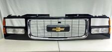 94-98 Cheyenne grille with Gold/Chrome Emblem Blk Grill Bezel No Lights picture