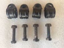 1980-82 Corvette Tie Rod Tube Clamps And 10.9 Metric Bolts With Rounded End Nuts picture