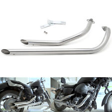 Shortshots Staggered Exhaust Muffler Pipe for Honda VT750 Shadow 750 Spirit ACE picture