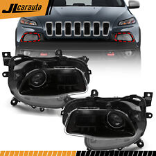 Headlight Left&Right For 2014-2018 Jeep Cherokee HID/Xenon Projector Headlamp picture