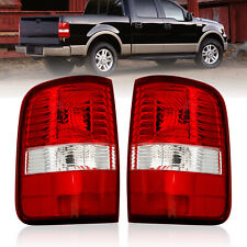 New Red Lens Tail Light Set For Ford F-150 2004-2008 Driver and Passenger Side picture