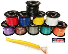 10 PACK 14 GAUGE 100FT SPOOLS COPPER CLAD REMOTE POWER  WIRE CABLE PRIMARY AUTO picture