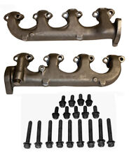 New 1965 - 1970 Ford Mustang Exhaust Manifolds Pair 260 289 302 With Hardware picture