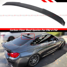 FOR 2014-2020 BMW F82 M4 / F32 4 SERIES V2 CARBON FIBER REAR ROOF WINDOW SPOILER picture
