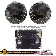 G500 G55 Mansory Style Project Led Black Headlights AMG 1990-2006 G-Wagon W463 picture