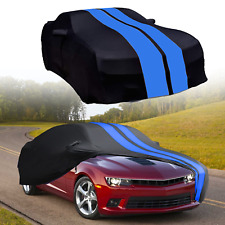 Satin Stretch Indoor Scratch Car Cover Dustproof Protect For Chevrolet  Camaro picture
