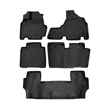 OMAC Floor Mats Liner for Honda Odyssey 2011-2017 Black TPE All-Weather 5 Pcs picture
