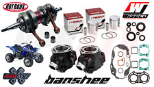 Yamaha Banshee 64mm Simple Stock Rebuild Kit Crank Wiseco Pistons Gaskets Seals picture