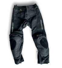 Men's AGV SPORT Size 34 Black Leather Motorcycle Pants Brand New with Tags picture