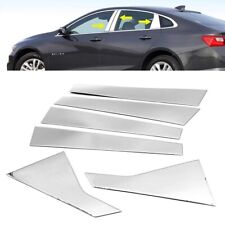 For 2016-2023 Chevy Malibu Stainless Steel Chrome Window Pillar Post Trims picture