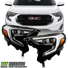 For 2018-2021 GMC Terrain HID/Xenon LED DRL Projector Headlights Headlamps Pair picture