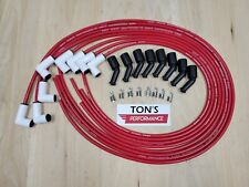 Ton's Spark Plug Wires CERAMIC UNIVERSAL LENGTH 90° boot LS 4.8 5.3 6.0 Red picture